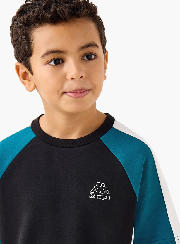 Raglan Sleeves T-shirt and Shorts Set