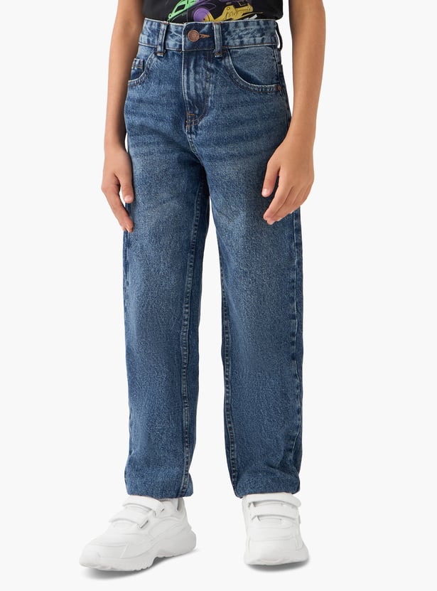 Juniors Boys' Solid Jeans