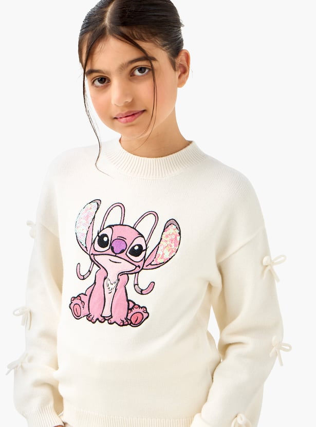 Angel Embroidered Sweatshirt and Track Pant Set