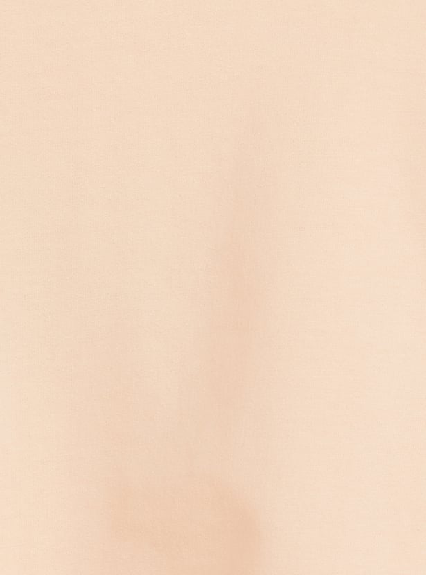 Juniors Graphic Print Sweatshirt with Ruffle Sleeves