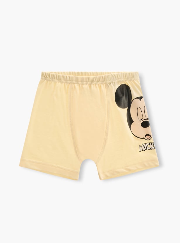 Mickey Mouse Print Trunks - Set of 3