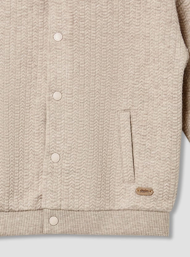 Giggles Textured Button Through Jacket and Jogger Set