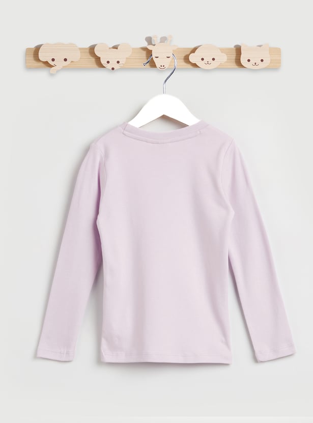 Juniors Hedgehog Print T-shirt and Pyjama Set