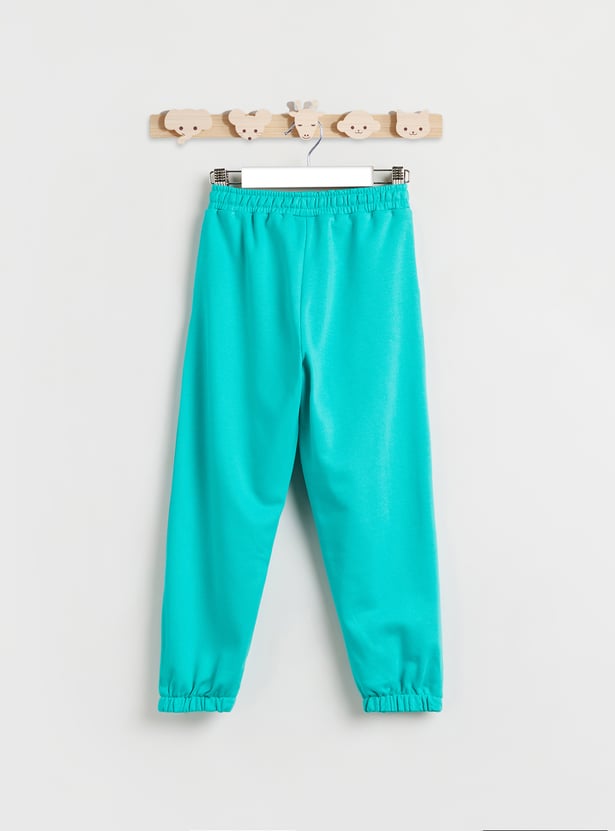 Juniors Butterfly Print Joggers with Pockets