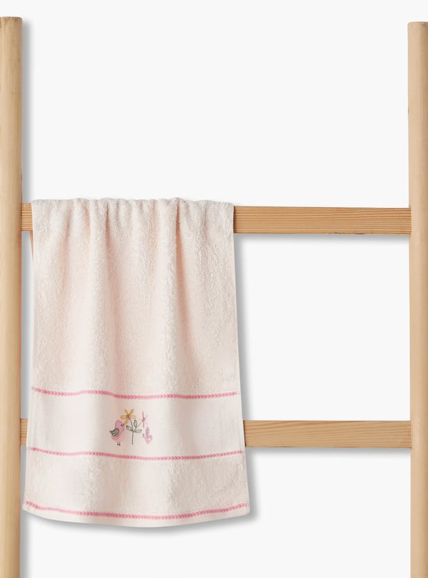Juniors Embroidered Bath Towel - 38x76cm