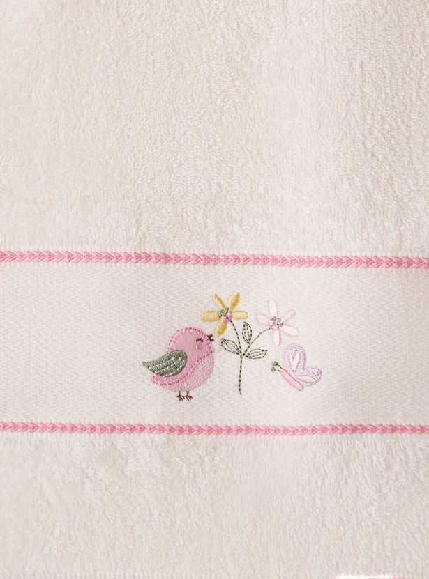 Juniors Embroidered Bath Towel - 38x76cm