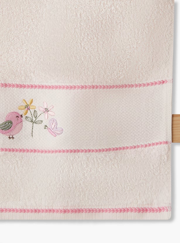 Juniors Embroidered Bath Towel - 38x76cm