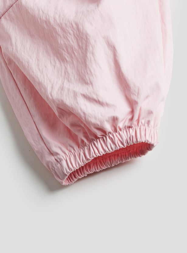 Juniors Heart Embroidered T-shirt and Joggers Set