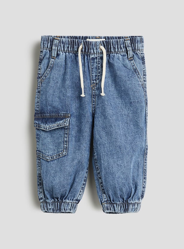 Juniors Washed Mid-Rise Jogger Jeans
