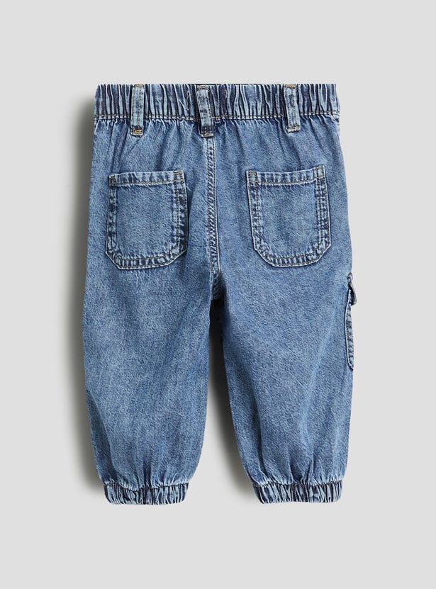 Juniors Washed Mid-Rise Jogger Jeans