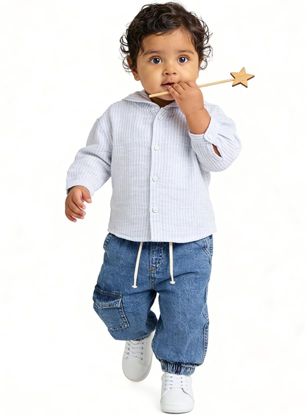 Juniors Washed Mid-Rise Jogger Jeans