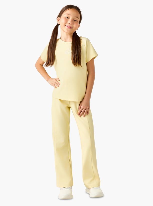 Kappa Ribbed Flared Trousers