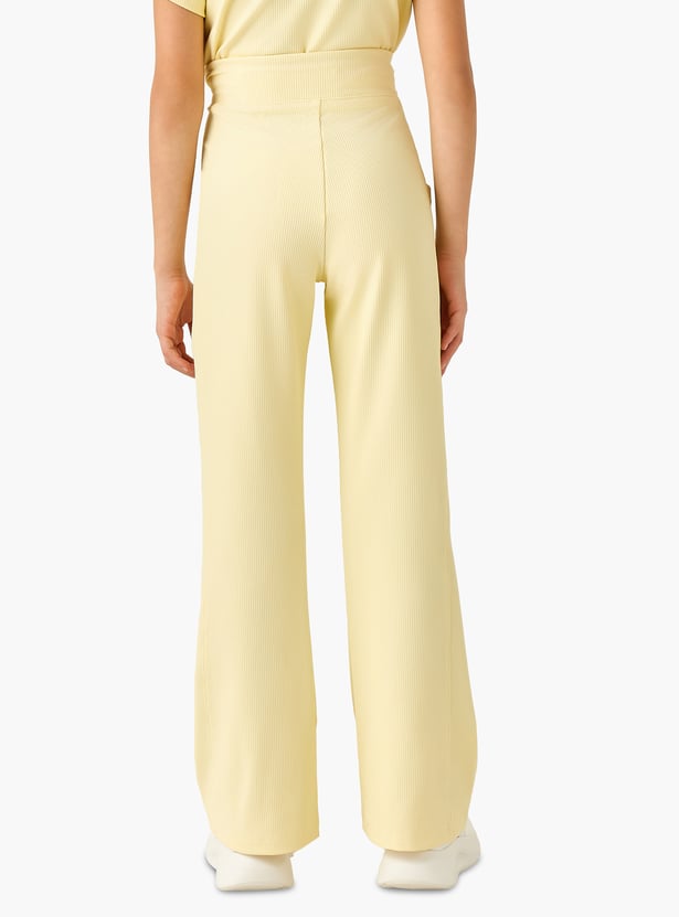 Kappa Ribbed Flared Trousers
