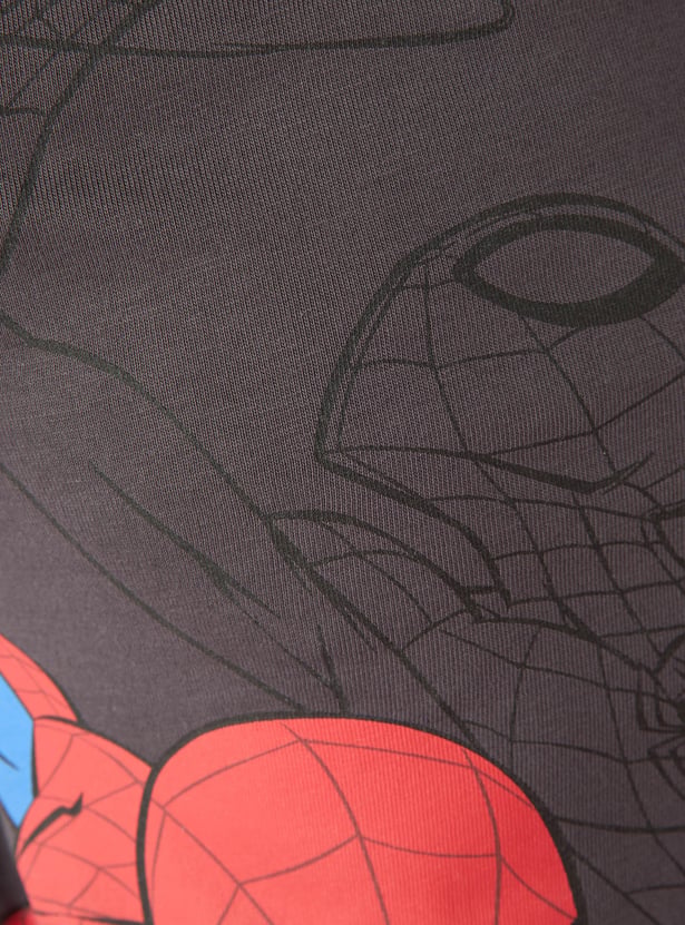 Juniors Spider-Man Print T-shirt and Pyjama Set - Set of 2