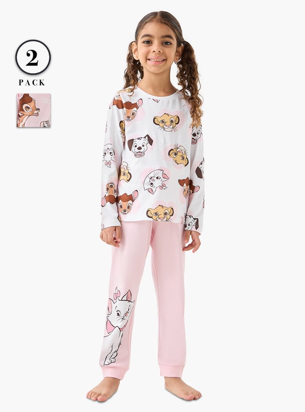 Juniors Bambi and Friends Print Pyjama Set - Set of 2