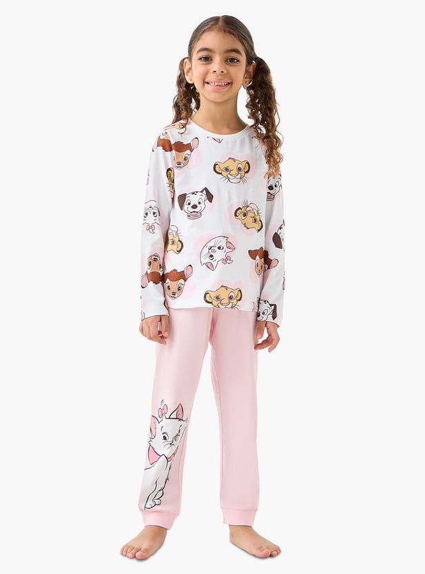 Juniors Bambi and Friends Print Pyjama Set - Set of 2