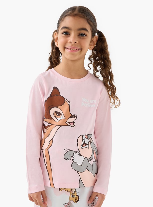 Juniors Bambi and Friends Print Pyjama Set - Set of 2