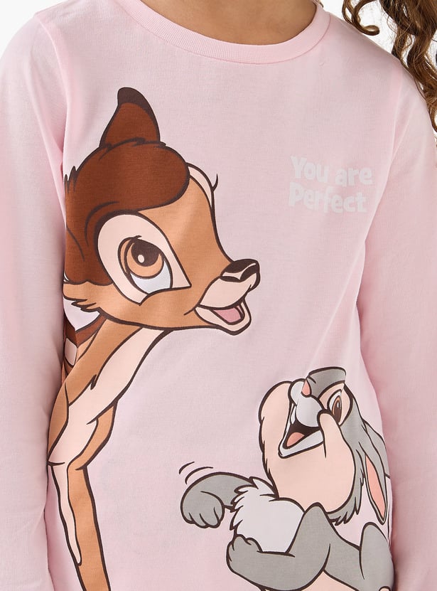 Juniors Bambi and Friends Print Pyjama Set - Set of 2