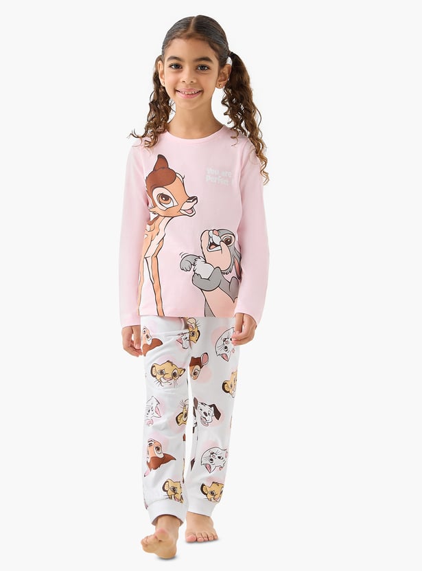 Juniors Bambi and Friends Print Pyjama Set - Set of 2