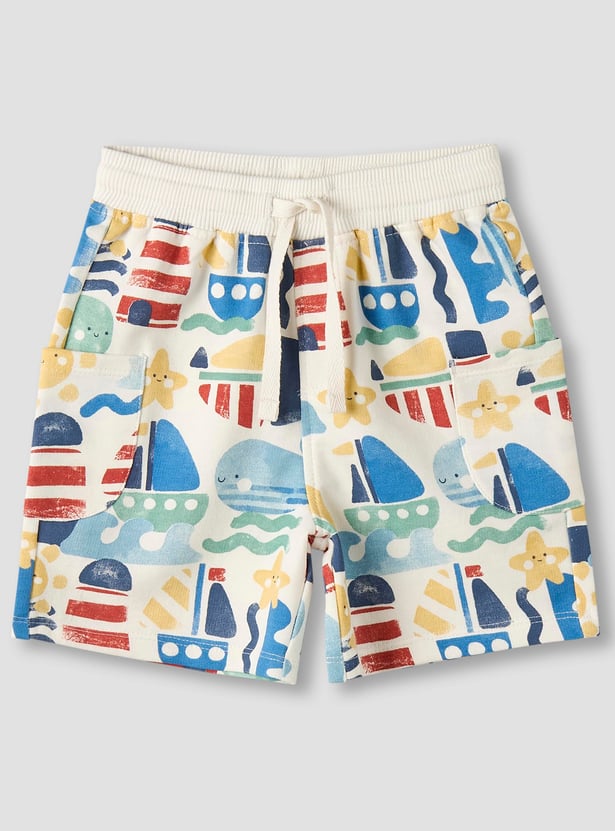 Juniors Assorted Drawstring Waist Shorts - Set of 2