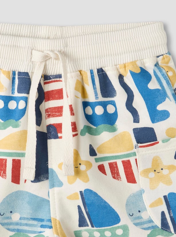 Juniors Assorted Drawstring Waist Shorts - Set of 2