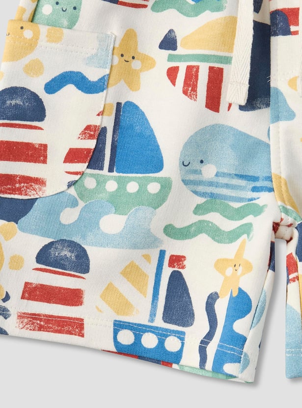 Juniors Assorted Drawstring Waist Shorts - Set of 2