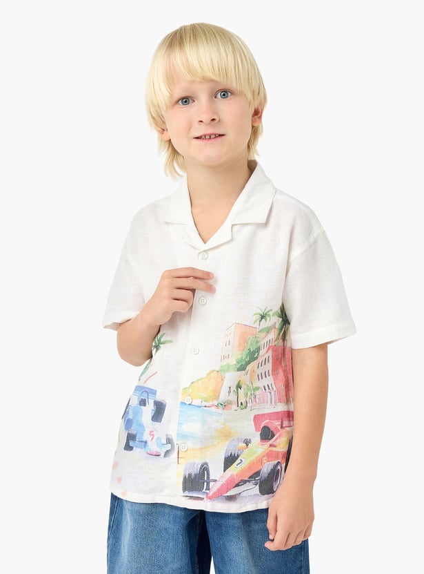 Juniors Printed Shirt