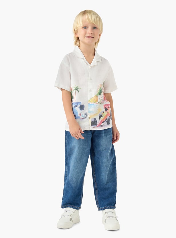Juniors Printed Shirt