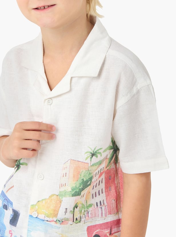 Juniors Printed Shirt