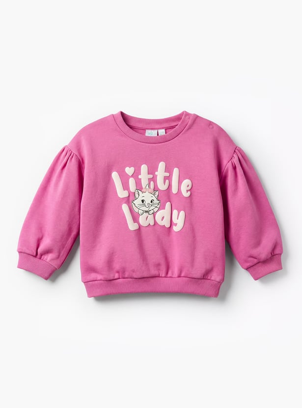 Juniors Marie Print Sweatshirt and Joggers Set