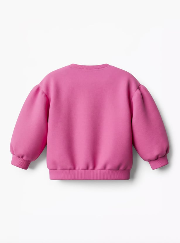 Juniors Marie Print Sweatshirt and Joggers Set