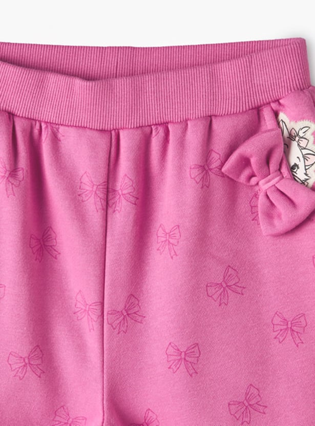 Juniors Marie Print Sweatshirt and Joggers Set