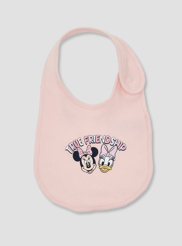Juniors Minnie Mouse & Daisy Duck Print Bibs - Pack of 2