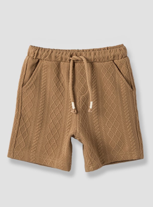 Giggles Textured Shirt and Shorts Set