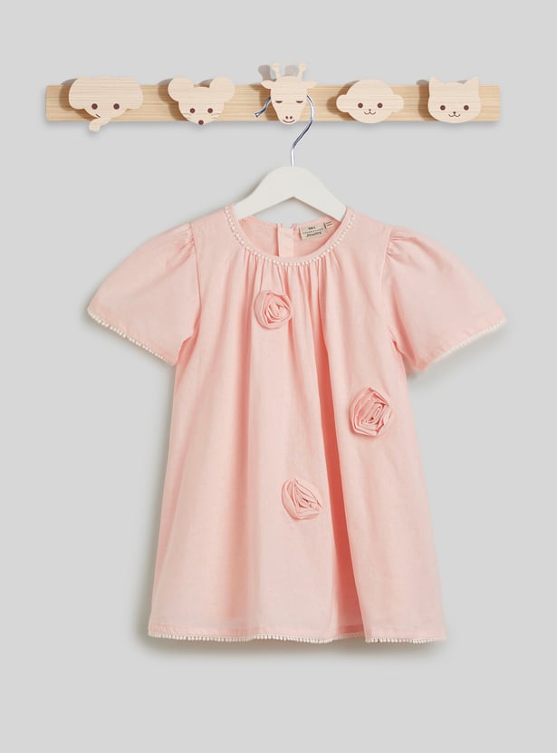 Juniors Applique A-line Dress