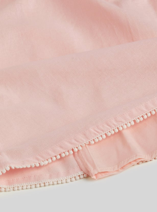 Juniors Applique A-line Dress
