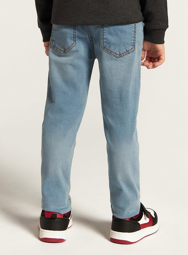 Juniors Washed Slim Fit Jeans