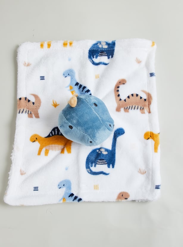 Juniors 2 Ply Dino Print Raschel Blanket