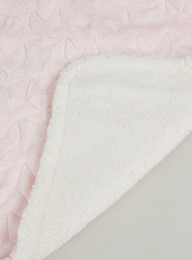 Juniors Quilted Embroidered 2 Ply Blanket