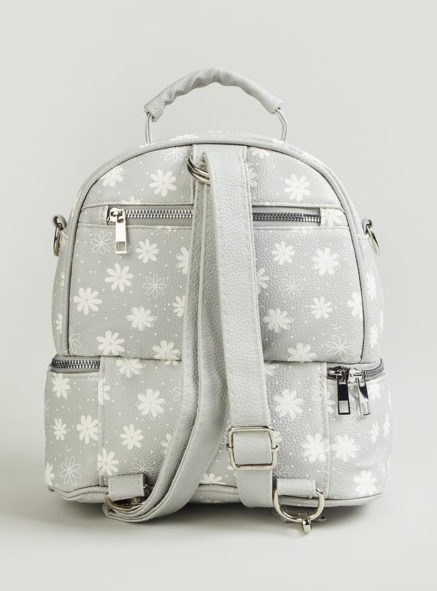 Juniors Floral Print Feeding Backpack