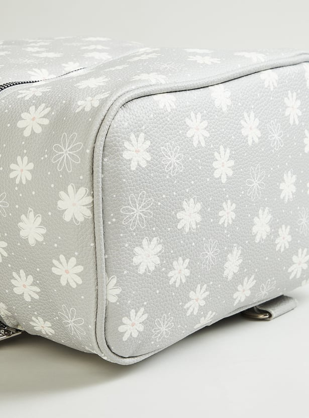Juniors Floral Print Feeding Backpack