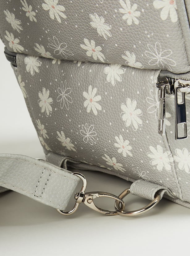 Juniors Floral Print Feeding Backpack