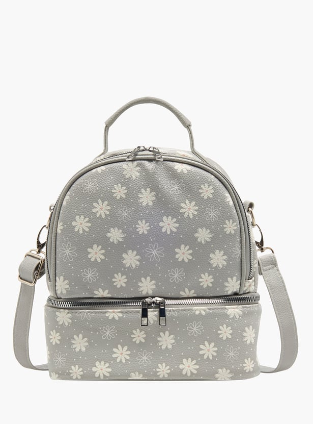 Juniors Floral Print Feeding Backpack