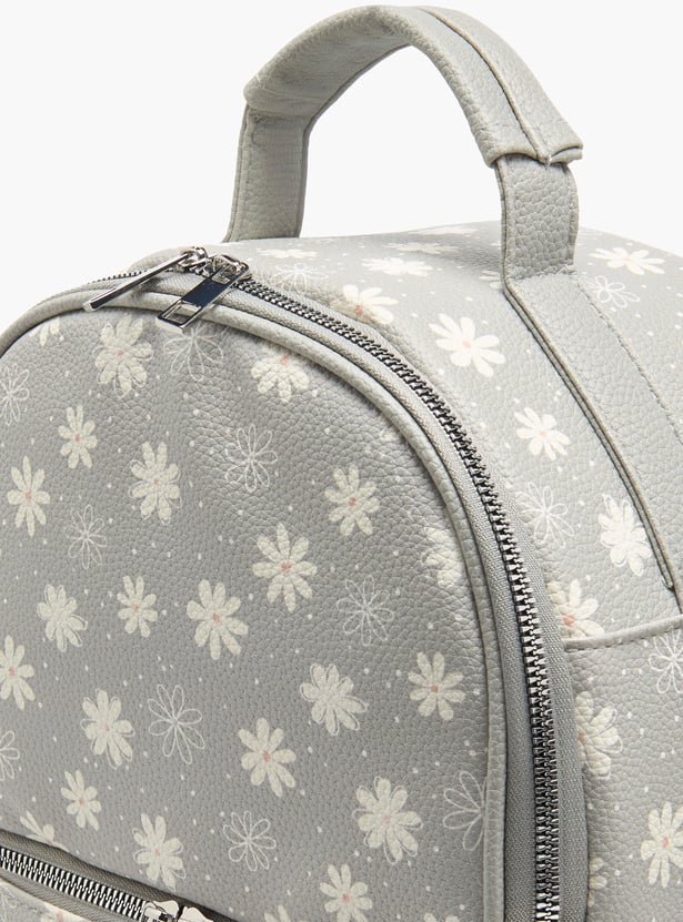 Juniors Floral Print Feeding Backpack