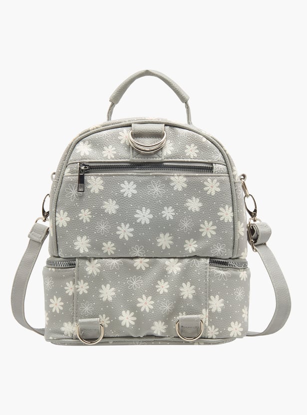 Juniors Floral Print Feeding Backpack
