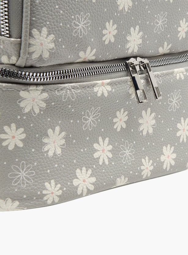 Juniors Floral Print Feeding Backpack