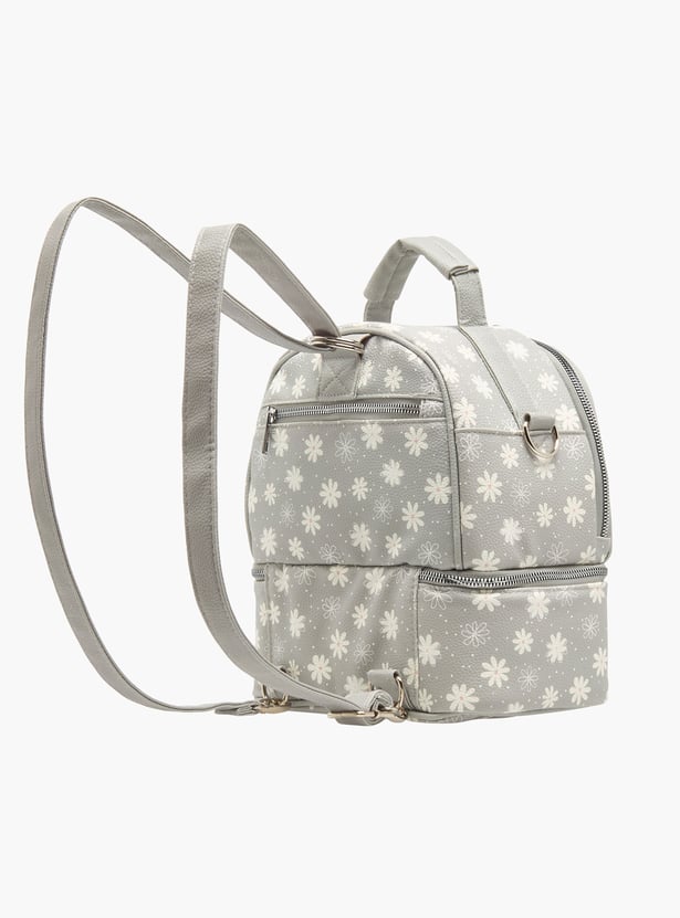 Juniors Floral Print Feeding Backpack