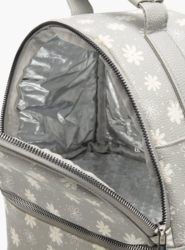 Juniors Floral Print Feeding Backpack