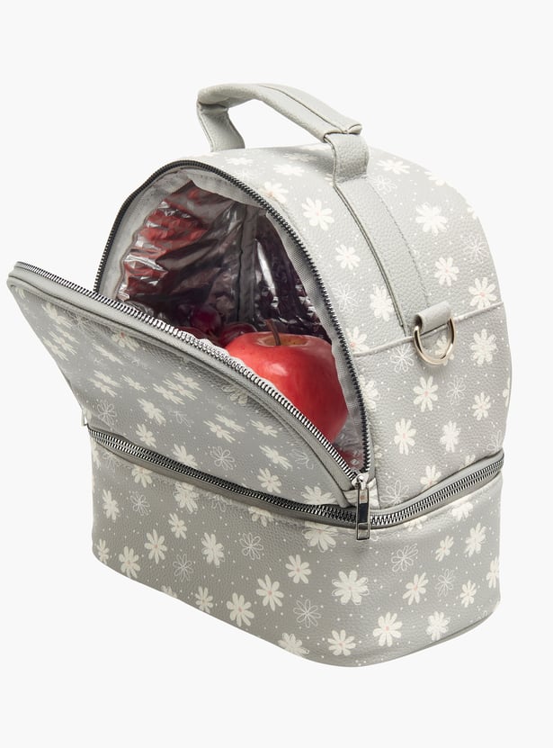 Juniors Floral Print Feeding Backpack