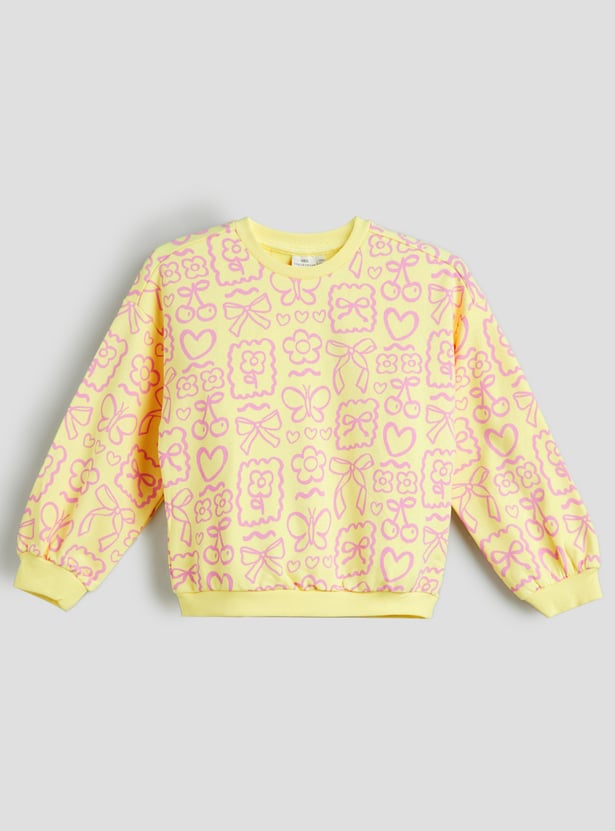 Juniors Printed Sweatshirt